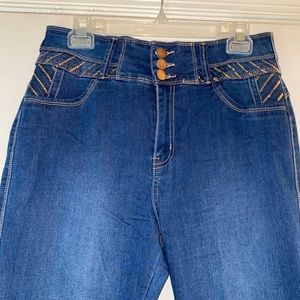 Love You Butt Lifting Bling Skinny Jeans Size 13/14